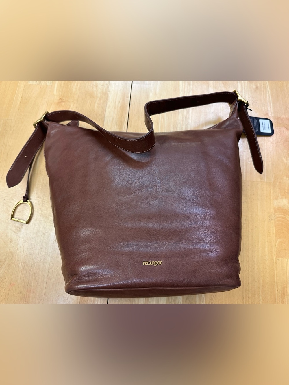 Margot New York genuine leather shoulder bag NWT